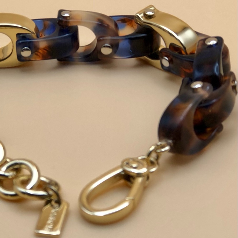 COACH signature chunky link bracelet pre-owned - Picture 7 of 7